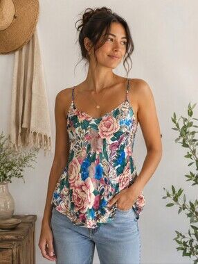 Vintage la Senza Silk Camisole  Top